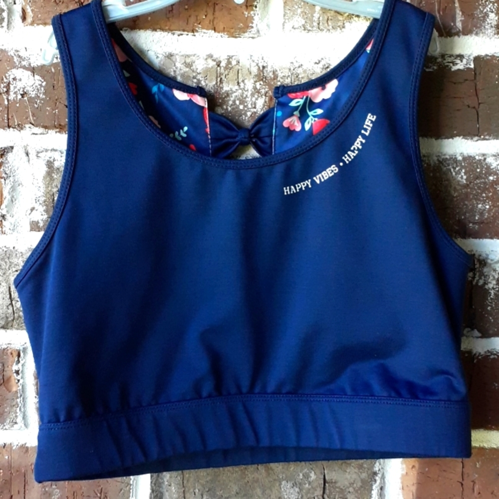 Jadelynn Brook reversible sports bra, size large, vguc